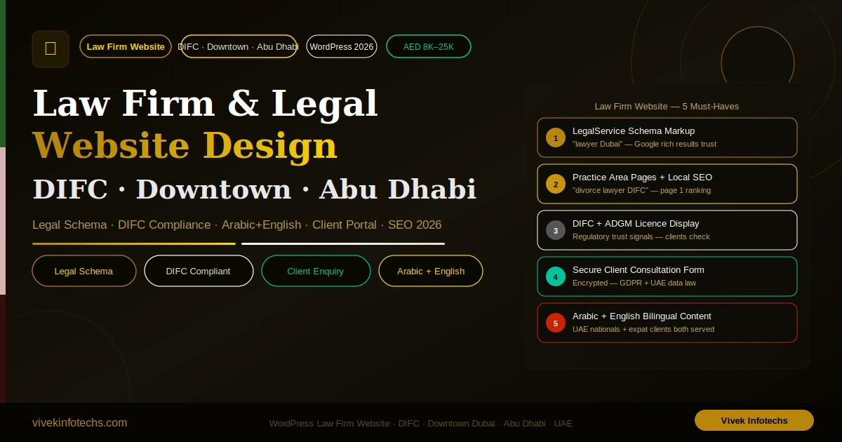 Law Firm & Legal Consultancy Website Design